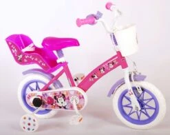 Disney Minnie Cutest Ever! Kinderfiets - Meiden - 12 Inch - Roze - Doortrapper -Speelgoed 1200x953