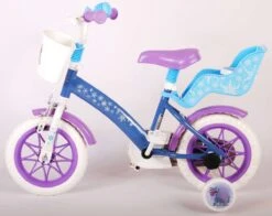 Volare Disney Frozen Kinderfiets - Meiden - 12 Inch - Blauw Paars - Doortrapsysteem -Speelgoed 1200x954