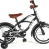 Volare Black Cruiser Kinderfiets - Jongens - 14 Inch - Zwart - 95% Afgemonteerd -Speelgoed 1200x966