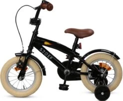 SJOEF Cruise Jongensfiets 12 Inch - Zwart -Speelgoed 1200x988