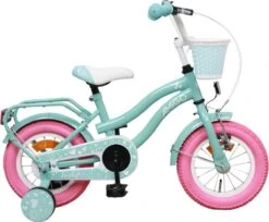 Amigo Lovely Meisjesfiets - Kinderfiets 12 Inch - Turquoise -Speelgoed 1200x990