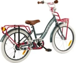 2Cycle Desire Kinderfiets - 20 Inch - Voordrager -Grijs-Roze - Meisjesfiets -Speelgoed 1200x995 1