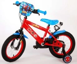 Spider-Man Kinderfiets - Jongens - 14 Inch - Rood/Blauw - Twee Handremmen -Speelgoed 1200x997 2