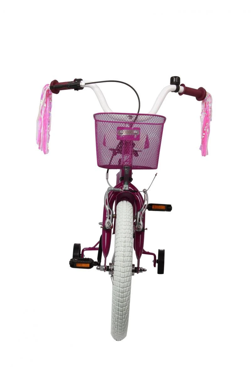 Amigo Flower Meisjesfiets - Kinderfiets 16 Inch - Paars 13 Amigo Flower Meisjesfiets - Kinderfiets 16 Inch - Paars - Afbeelding 11