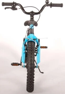 Volare Rocky Kinderfiets - 16 Inch - Zwart Blauw - 95% Afgemonteerd - Prime Collection -Speelgoed 830x1200