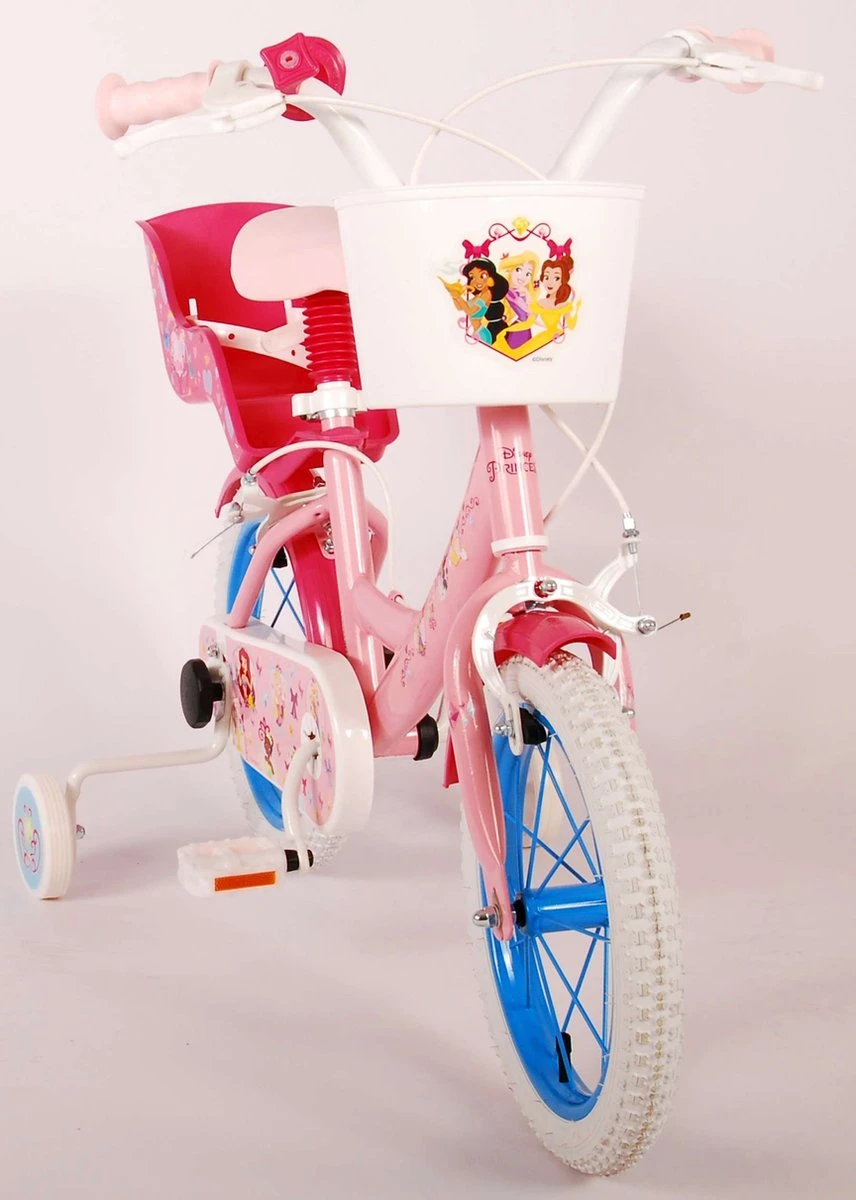 Volare Disney Princess Kinderfiets - Meisjes - 14 Inch - Roze - Twee Handremmen 14 Volare Disney Princess Kinderfiets - Meisjes - 14 Inch - Roze - Twee Handremmen - Afbeelding 12