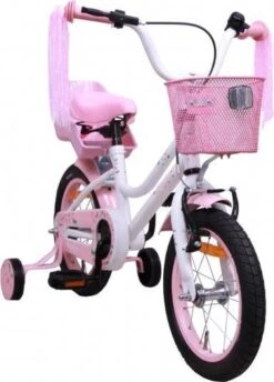 Amigo Magic Meisjesfiets - Kinderfiets 16 Inch - Wit -Speelgoed 862x1200