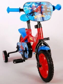 Marvel Spider-Man Kinderfiets - Jongens - 10 Inch - Rood/Blauw - Doortrapper -Speelgoed 902x1200