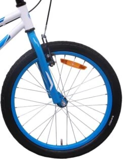 Amigo Cross Jongensfiets - Kinderfiets 20 Inch - Wit/Blauw -Speelgoed 945x1200