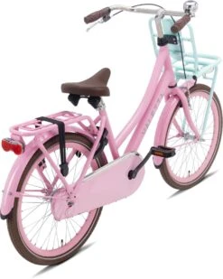 Valetta Cargo - Transportfiets - Meisjesfiets - 22 Inch - Mint Roze 7 Valetta Cargo - Transportfiets - Meisjesfiets - 22 Inch - Mint Roze -Speelgoed 959x1200