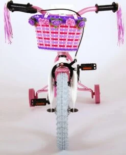 Volare Rose Kinderfiets - Meisjes - 14 Inch - Roze Wit - 95% Afgemonteerd -Speelgoed 976x1200 1