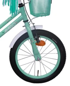 Amigo Magic Meisjesfiets - Kinderfiets 16 Inch - Turquoise -Speelgoed 977x1200