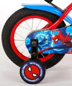 Volare Spider-Man Kinderfiets - Jongens - 12 Inch - Blauw/Rood -Speelgoed 998x1200