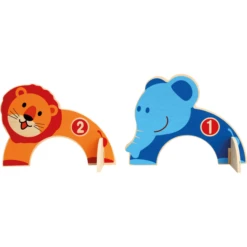 Bino Kinderset Rocket Van Hout, Dierentuin -Speelgoed bino kinderset rocket van hout dierentuin a360513 4