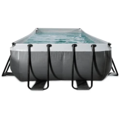 EXIT TOYS EXIT Black Leather Zwembad 400x200x100cm Met Filterpomp - Zwart 9 EXIT TOYS EXIT Black Leather Zwembad 400x200x100cm Met Filterpomp - Zwart -Speelgoed exit black leather zwembad 400x200x100cm met filterpomp zwart a337680 2