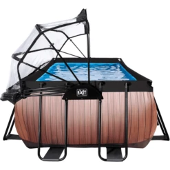EXIT TOYS EXIT Frame Pool 4x2x1,22m (12v Sand Filter)- Houtoptiek + Zonnedak 11 EXIT TOYS EXIT Frame Pool 4x2x1,22m (12v Sand Filter)- Houtoptiek + Zonnedak -Speelgoed exit frame pool 4x2x1 22m 12v sand filter houtoptiek zonnedak a305965 4