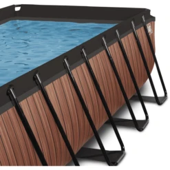 EXIT TOYS EXIT Frame Pool 4x2x1,22m (12v Sand Filter)- Wood Optics 10 EXIT TOYS EXIT Frame Pool 4x2x1,22m (12v Sand Filter)- Wood Optics -Speelgoed exit frame pool 4x2x1 22m 12v sand filter wood optics a305959 3