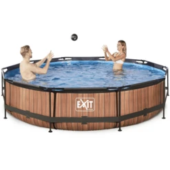 EXIT TOYS EXIT Frame Pool ø300x76cm (12v) - HoutlookEXIT Frame Pool ø360x76cm (12v) - Houtlook -Speelgoed exit frame pool o300x76cm 12v houtlookexit frame pool o360x76cm 12v houtlook a305879 3