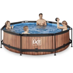 EXIT TOYS EXIT Frame Pool ø300x76cm (12v) - HoutoptiekEXIT PeakPro ø10ft Zwart -Speelgoed exit frame pool o300x76cm 12v houtoptiekexit peakpro o10ft zwart a305877 2
