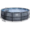 EXIT TOYS EXIT Frame Pool ø488x122cm (12v Filterpomp) - Grijs 2 EXIT TOYS EXIT Frame Pool ø488x122cm (12v Filterpomp) - Grijs -Speelgoed exit frame pool o488x122cm 12v filterpomp grijs a305806