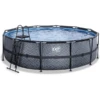 EXIT TOYS EXIT Frame Pool ø488x122cm (12v Sand Filter) - Grijs 2 EXIT TOYS EXIT Frame Pool ø488x122cm (12v Sand Filter) - Grijs -Speelgoed exit frame pool o488x122cm 12v sand filter grijs a305808