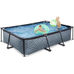 EXIT TOYS EXIT Frame Zwembad 300x200x65cm (12v) - Grijs 11 EXIT TOYS EXIT Frame Zwembad 300x200x65cm (12v) - Grijs -Speelgoed exit frame zwembad 300x200x65cm 12v grijs a305887 4