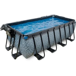 EXIT TOYS EXIT Frame Zwembad 4x2x1,22m (12v Sand Filter) - Grijs + Zonnedak + Warmtepomp 9 EXIT TOYS EXIT Frame Zwembad 4x2x1,22m (12v Sand Filter) - Grijs + Zonnedak + Warmtepomp -Speelgoed exit frame zwembad 4x2x1 22m 12v sand filter grijs zonnedak warmtepomp a305970 2