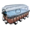 EXIT TOYS EXIT Frame Zwembad 4x2x1,22m (12v Sand Filter) - Houtoptiek + Zonnedak + Warmtepomp -Speelgoed exit frame zwembad 4x2x1 22m 12v sand filter houtoptiek zonnedak warmtepomp a305971