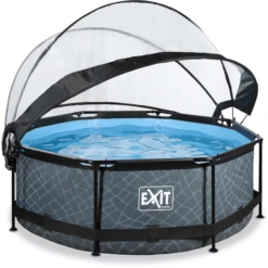 EXIT TOYS EXIT Frame Zwembad ø244x76cm (12v Cartridge Filterpomp) - Grijs + Zonneluifel 8 EXIT TOYS EXIT Frame Zwembad ø244x76cm (12v Cartridge Filterpomp) - Grijs + Zonneluifel -Speelgoed exit frame zwembad o244x76cm 12v cartridge filterpomp grijs zonneluifel a305889 1