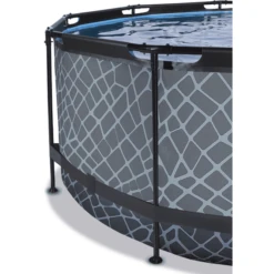 EXIT TOYS EXIT Stone Pool ø360x122cm Met Zandfilterpomp, Grijs 9 EXIT TOYS EXIT Stone Pool ø360x122cm Met Zandfilterpomp, Grijs -Speelgoed exit stone pool o360x122cm met zandfilterpomp grijs a294609 2