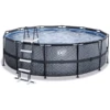 EXIT TOYS EXIT Stone Pool ø450x122cm Mit Filterpomp, Grijs 1 EXIT TOYS EXIT Stone Pool ø450x122cm Mit Filterpomp, Grijs -Speelgoed exit stone pool o450x122cm mit filterpomp grijs a294611
