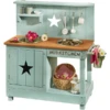 MUDDY BUDDY Buitenspeelkeuken "Adventurer Star" Petrol Blauw -Speelgoed muddy buddy buitenspeelkeuken adventurer star petrol blauw a412337