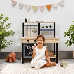 MUDDY BUDDY Speelkeuken Voor Buiten "Grill &Chill" Naturel-zwart 9 MUDDY BUDDY Speelkeuken Voor Buiten "Grill &Chill" Naturel-zwart -Speelgoed muddy buddy speelkeuken voor buiten grill chill naturel zwart a412735 2