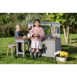 MUDDY BUDDY Speelkeuken Voor Buiten "Mud Café" Warm Grijs 11 MUDDY BUDDY Speelkeuken Voor Buiten "Mud Café" Warm Grijs -Speelgoed muddy buddy speelkeuken voor buiten mud cafe warm grijs a412706 4