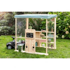 MUDDY BUDDY Speelwinkel Tankstation Voor Buiten "Bubble Catcher" Naturel - Saliegroen -Speelgoed muddy buddy speelwinkel tankstation voor buiten bubble catcher naturel saliegroen a412377 3