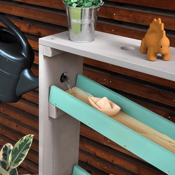 MUDDY BUDDY Waterbaan "Aqua Tower" Warmgrijs Salie 6 MUDDY BUDDY Waterbaan "Aqua Tower" Warmgrijs Salie - Afbeelding 4