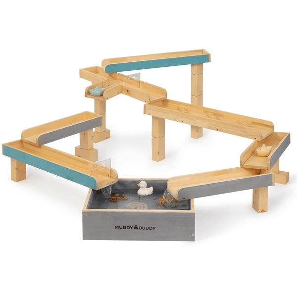 MUDDY BUDDY Waterbaan "Aqua Traveller" Naturel-wolkengrijs-petrol 3 MUDDY BUDDY Waterbaan "Aqua Traveller" Naturel-wolkengrijs-petrol