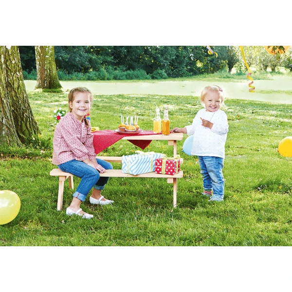 PINOLINO Kinder Picknicktafel Nicki Voor 4 4 PINOLINO Kinder Picknicktafel Nicki Voor 4 - Afbeelding 2