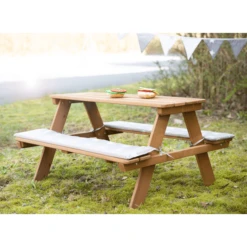 Roba Kinder Picknicktafel For 4 Outdoor Deluxe Teak -Speelgoed roba kinder picknicktafel for 4 outdoor deluxe teak a275671 3