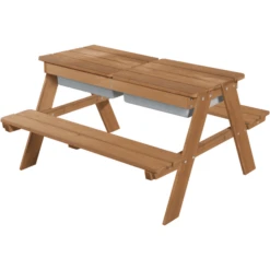 Roba Kinder Picknicktafel Met Speelbak Outdoor Deluxe -Speelgoed roba kinder picknicktafel met speelbak outdoor deluxe a271024 2