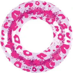Speelgoed 30 SWIM ESSENTIALS Swim Essential S Drijvende Ring Neon Luipaard 90 Cm
