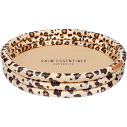 SWIM ESSENTIALS Swim Essential S Opblaasbaar Zwembad Beige Panter Print Ø 150 Cm
