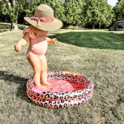 SWIM ESSENTIALS Swim Essential S Print Ed Baby Pool Rose Goud Luipaard 60 Cm 2 Ringen -Speelgoed swim essential s print ed baby pool rose goud luipaard 60 cm 2 ringen a359615 4