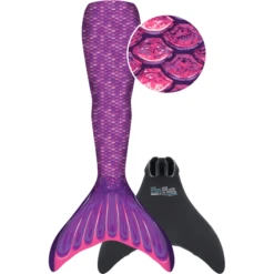 XTREM Toys And Sports FIN FUN Zeemeermin Mermaidens Original Maat Youth S/M Purple